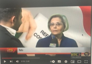RTC TELECALABRIA Le ragioni del no di Marilina Intrieri referendum 2016 per la riduzione della rappresentanza parlamentare