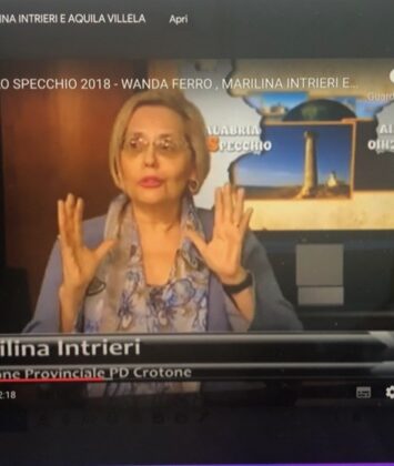 CALABRIA ALLO SPECCHIO 2018 TRIBUNA POLITICA. Il direttore Sarah INCAMICIA intervista  Marilina INTRIERI, Wanda FERRO, Aquila VILLELLA