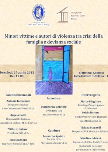 27 aprile 2022 ” Seminario AMI. ospite CHILD’S FRIENDS”