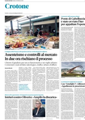 Marilina Intrieri su questione Bonifica Crotone e affermazioni dell’ex presidente della Regione Calabria M.OLIVERIO