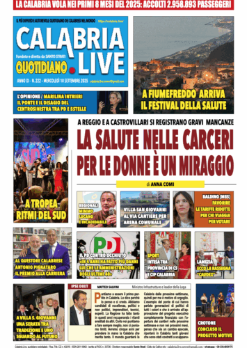 Calabria live prima pagina Marilina Intrieri – Il ponte sullo stretto e il disagio del centrosinistra tra PD e 5S