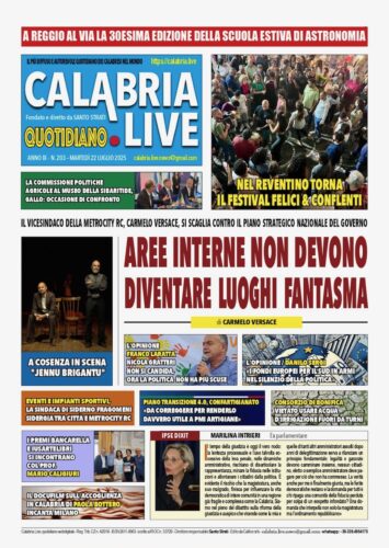 Calabria live prima pagina  INTRIERI IPSE DIXIT